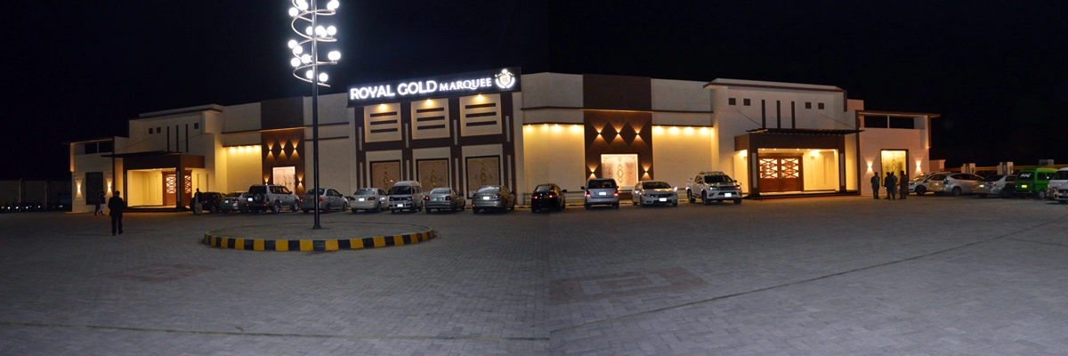 Royal Gold Marquee